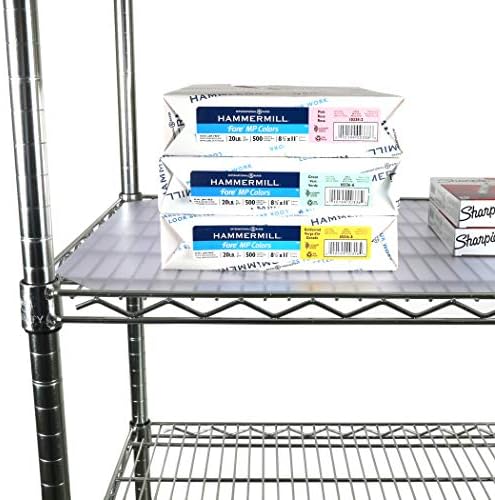 PVC Shelf Liners for Wire Shelving, 4 Pack, Clear Shelf Liners, for Shelf Size 48" x 12" (Actual Cut Size 47" x 11") - Image 4