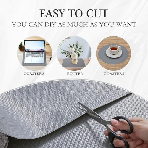 Beautysaid Shelf and Drawer Liner for Kitchen Cabinet Non Adhesive Non Slip - Image 6
