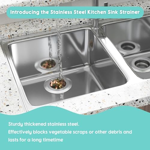 2Pack Stainless Steel Sink Protectors, 13"x16" & 11.2"x14.5" - Image 7