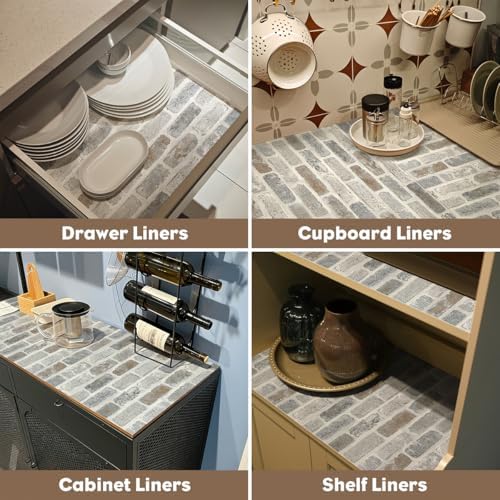 Quttisay Shelf Liner for Cabinets Non Adhesive Drawer Liner 15.7in x 10ft - Image 6
