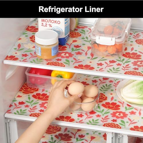 Cooyes Shelf Liner – Premium Non-Adhesive Cabinet & Drawer Liner for Kitchen – Waterproof Shelf Paper with Modern Pattern – Durable EVA Cabinet Mat – Easy to Cut (11.8" W x 360" L) - Image 7