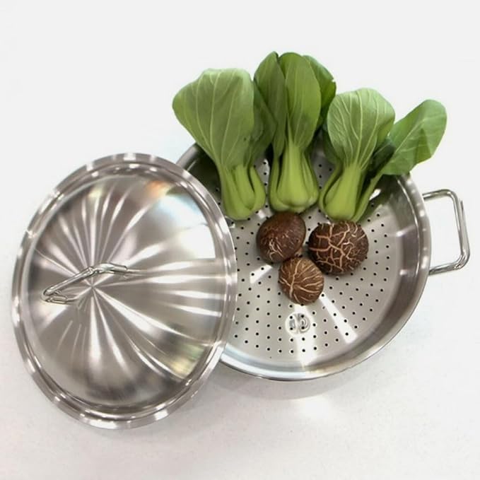 Dongwon Metal 316TI 5 Layers stainless steel Essential Pan with Steamer 8.7in(22cm) - Image 7