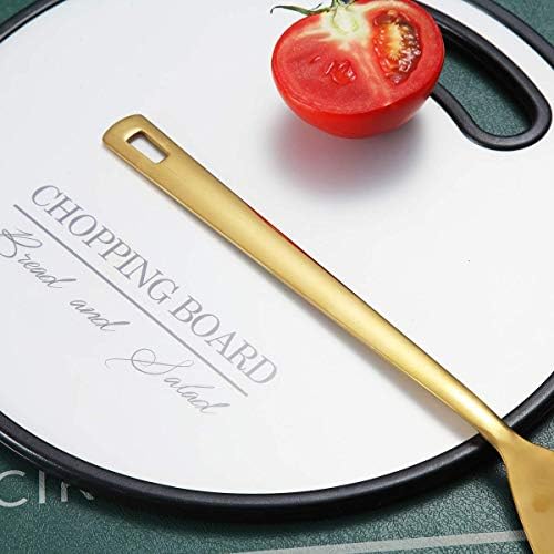 Gold Potato Masher, Berglander Heavy Duty Metal Potato Ricer Stainless Steel With Titanium Gold Plating, Food Utensil Hand, Vegetables Fruits Mashe, Dishwasher Safe, Easy to Clean - Image 6