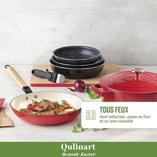 by Brandt 194-007 4-Piece Cookware Set Marble Grey Aluminium Diameter 16/18/20 cm - Image 6