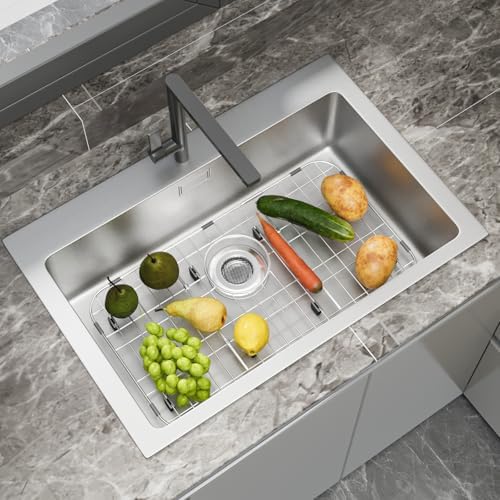 Stainless Steel Sink Protector for Kitchen Sink, 23'' x 13'' - Image 6