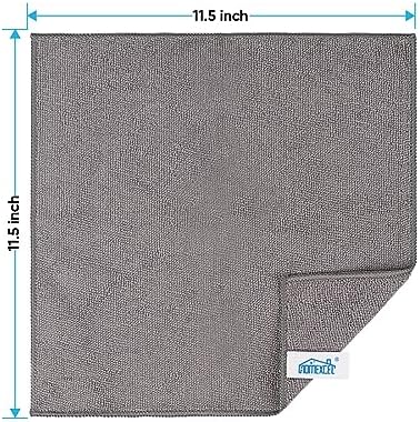 HOMEXCEL Grey Microfiber Cleaning Cloth, 24 Pack Cleaning Towels for Kitchen, Lint Free, Scratch-Free, Highly Absorbent, and Reusable Cleaning Rags for House, Window and Glass, Cars, 11.5 X11.5 inch - Image 7