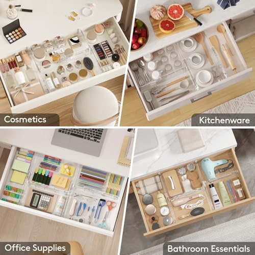 Lifewit 4" High Upgrade Drawer Divider, Adjustable Drawer Organizer Clothes - Image 7
