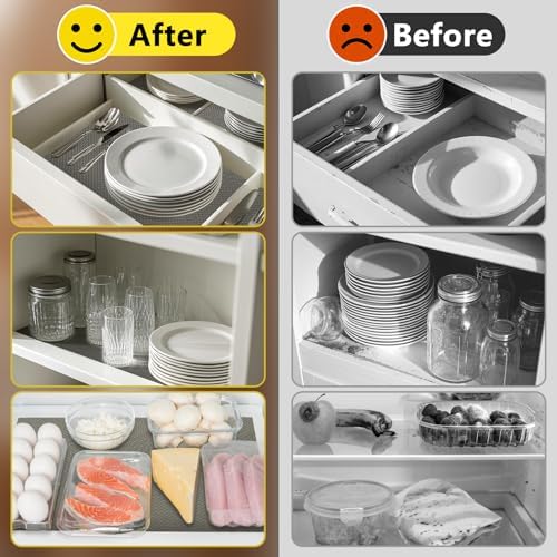 Shelf Liner, Refrigerator Liner, Drawer Liners for Kitchen Cabinet - Image 7