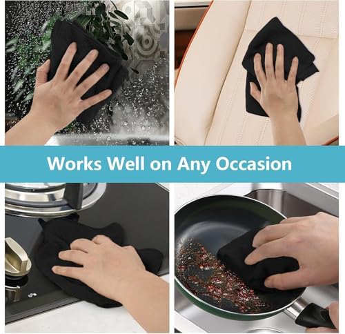 HOMEXCEL 150PK Microfiber Cleaning Cloth, Cleaning Rag for Home, 11.5x11.5 - Image 7