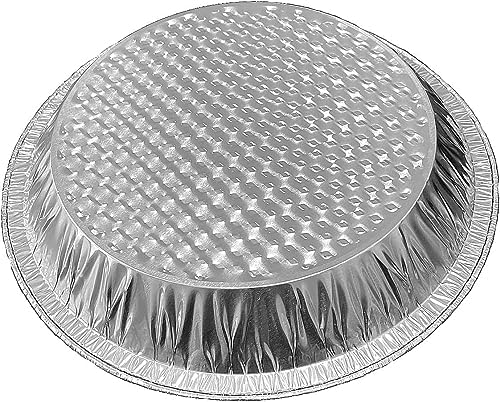 PACTOGO 10" (Actual Top-Out 9-5/8 Inches - Top-In 8-3/4 Inches) Aluminum Foil Pie Pan - Disposable Baking Tin Plates Waffle Bottom (Pack of 400) - Image 5