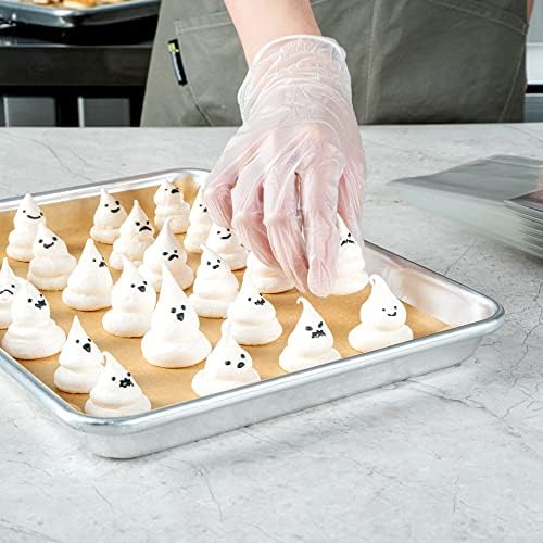 Restaurantware-Pastry Tek 9 x 12 Inch Parchment Paper Sheets, 1000 Greaseproof Baking Sheets For Oven - Pre-Cut, Double-Sided Silicone Coating, Unbleached Paper Nonstick Baking Sheet, Quarter-Size - Image 6