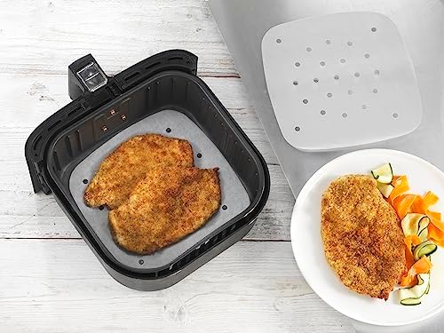 BenFritto Square Perforated Sheets for Air Fryer, 30 Pieces in Baking Paper, Pack of 4 - Image 7