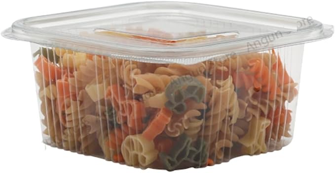 Limera Clear Plastic Food Containers with Hinged Lids, 100 Count, Disposable (42, Ounces), Transparent - Image 8
