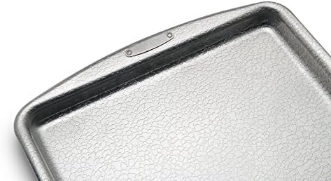 Doughmakers Jelly Roll Commercial Grade Aluminum Bake Pan 10 x 15 | Pattened Pebble Pattern is Naturally Non-Stick & Evenly Bakes | Perfect For Cookies, Jelly Rolls & More | Metal Baking Sheet - Image 6