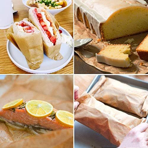 QYH 100 Pcs Parchment Paper Sheets for Baking, 8x12 Inches | Unbleached, Precut Parchment Paper for Baking Cookies, Frying, Air Fryer, Cooking, Grilling Rack, Oven - Image 7