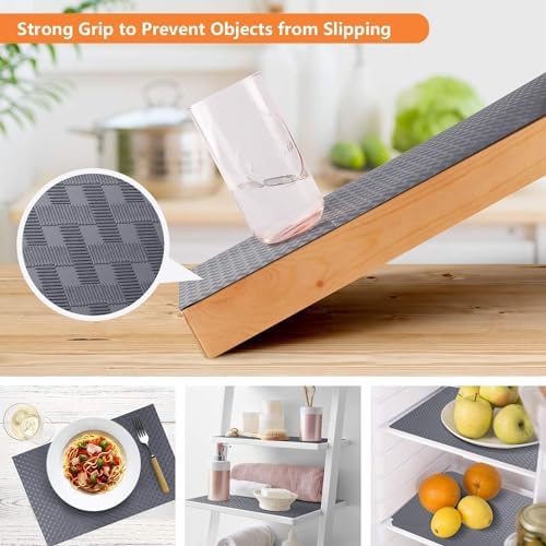 Shelf Liners for Kitchen Cabinets,Non Adhensive Drawer Mats 35.4"× 236.2" - Image 7