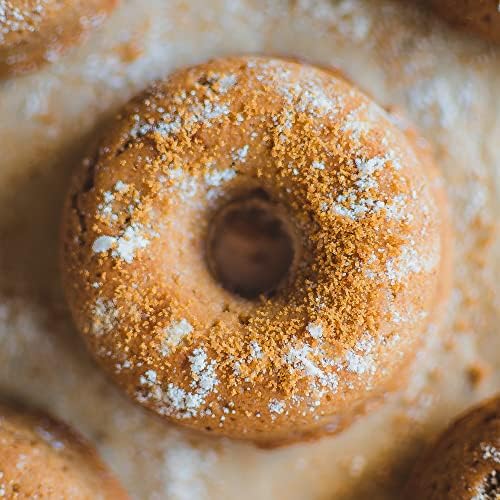 Lurch Germany FlexiForm Silicone Nonstick Baking Mold for 4 Bagels & Donuts | Non-Stick Donut Pan for Baking | Dishwasher, Oven And Freezer Safe Ø 4.6" - Brown - Image 7