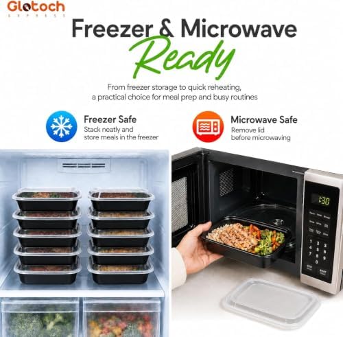 Meal Prep Containers Food Containers with Lids 24oz 400 Pack - Image 5