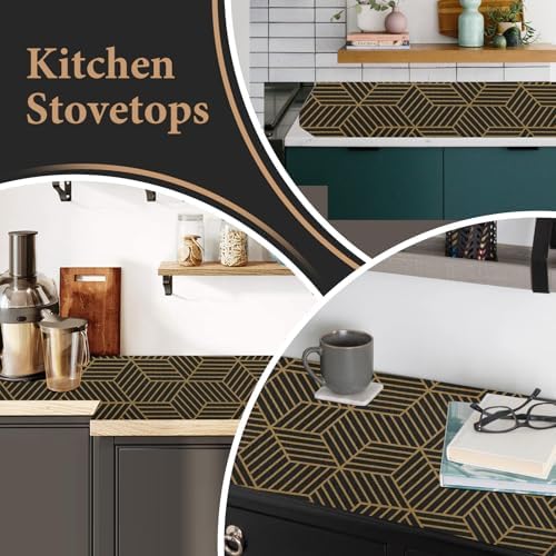 Shelf Liners for Kitchen Cabinets 17in x 20FT, Non Adhesive Cabinet Liner - Image 6