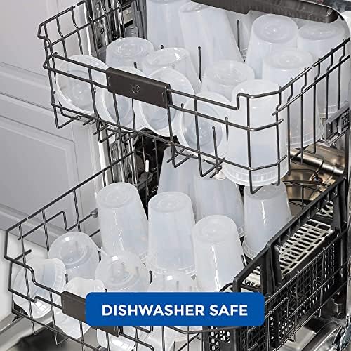 Deli Containers with Lids 8oz - Disposable Leakproof Food Storage Cups - Microwaveable Takeout Food Storage Containers Container - Set of 120 - Image 5