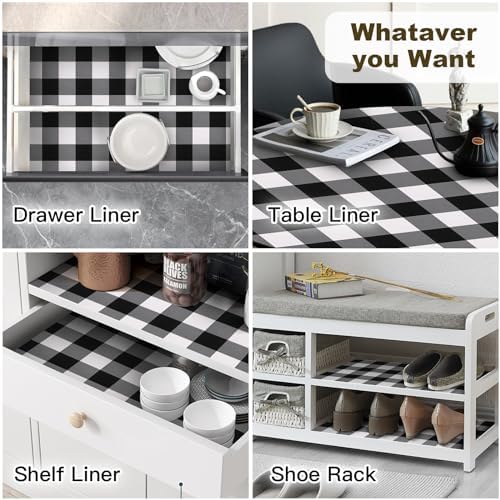 Shelf Drawer Liners for Kitchen Cabinet, Non-Adhesive Contact Paper - Image 6