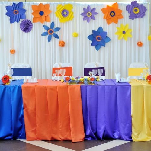 Newwiee 24 Pieces Spandex Stretch Chair Sashes with Buckle,Solid - Image 6