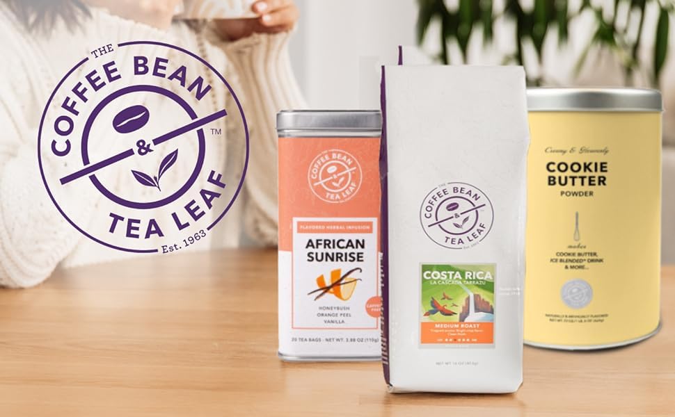 The Coffee Bean & Tea Leaf, Dutch Chocolate Powdered Creamer for Coffee, Lattes, Smoothies, Drinks, Baking, 22oz. Tin, 2 Pack