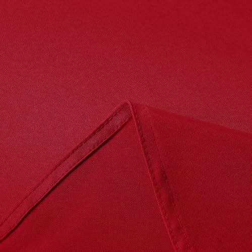 sancua Red Round Tablecloth 60 Inch Diameter for 20-48 Inch Tables - Image 6