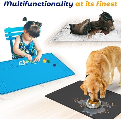The Original Under Sink Mat - Silicone Waterproof mat, Trimmable, Easy to Clean, Kitchen cabinet liner, Under sink protector mats, Drip Tray with Lip (Brown, 31" x 22") - Image 7