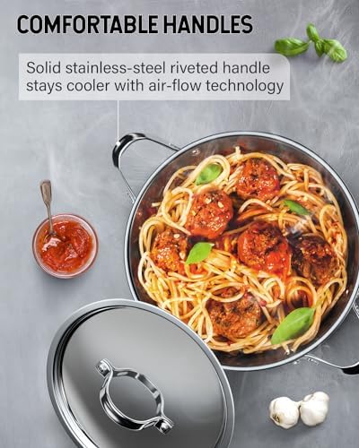 Cooks Standard Extra Large Soup Pot - Stainless Steel Induction Cookware - Image 6