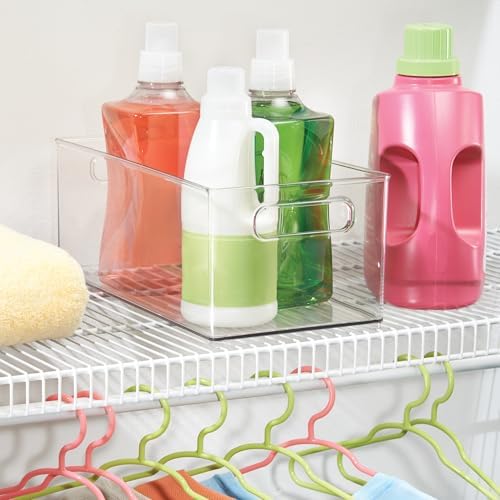 iDesign Kitchen Binz Stackable Organizer, 8" x 6" x 14.5", Clear - Image 6