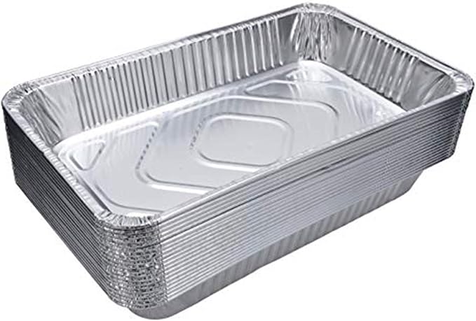 Tiger Chef Aluminum Foil Pans - Disposable Freezer to Oven Safe Containers for Takeout, Baking, Cooking, Storing and Freezing (30, 18 x 26) - Image 6