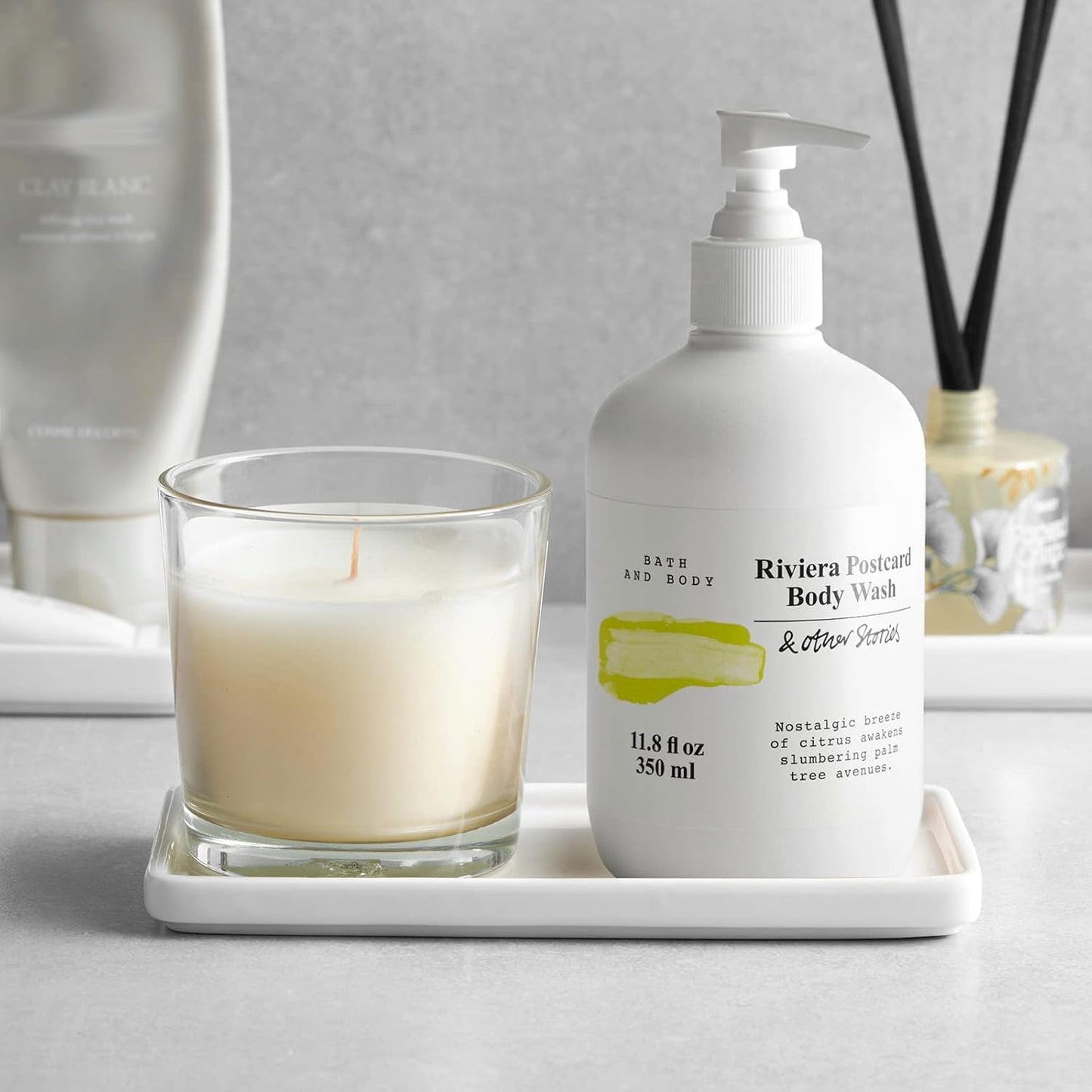 Gurygo 2 Pack 6" Bathroom Tray for Counter - Ceramic Vanity Trays for Bathroom - Small Rectangle Ceramic Tray - Kitchen Soap Trays for Kitchen Counter (White, Set/2)