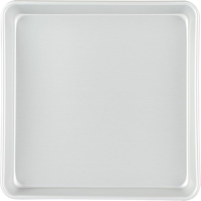 Restaurantware Square Aluminum Cake Pan 12 Count 10 x 10 x 2 Inch Non-Stick Baking Pan Professional Square Baking Mold Durable Silver Bakeware For Restaurants - Image 10