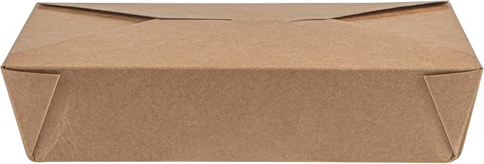 Restaurantware-Bio Tek 8.5 x 6.3 x 2 Inch Food Containers, 200 Durable Noodle Boxes - Disposable, Sustainable, Kraft Paper 49-Ounce Takeout Boxes, Rectangle, For Takeouts, Or Picnics - Image 15