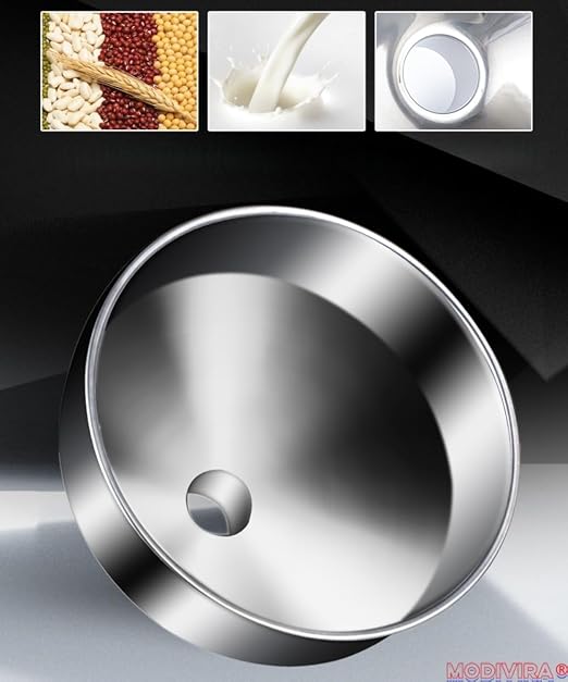 Large Kitchen Funnel Mouth Food Grade Metal Stainless Steel Mouth Maximum 15-inch Wide Factory and Home use Juice Milk Beer Oil, Soybean Milk & More (Top 11.02" Bottom 1.65") - Image 8
