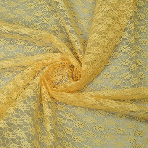 MDS Pack of 25 Wedding 12 x 108 inches Lace Table Runner for Wedding, Decorations for Birthday Parties, Banquets, Graduations, Engagements, and Runners fit Rectangle, Round Table- Gold - Image 6