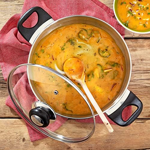 Judge Vista Stainless Steel Set of 6 Induction Pans, 20cm Casserole, 24cm Saute Pan, 16/18/20cm Saucepans with Lids, 14cm Milk Pan - Image 5