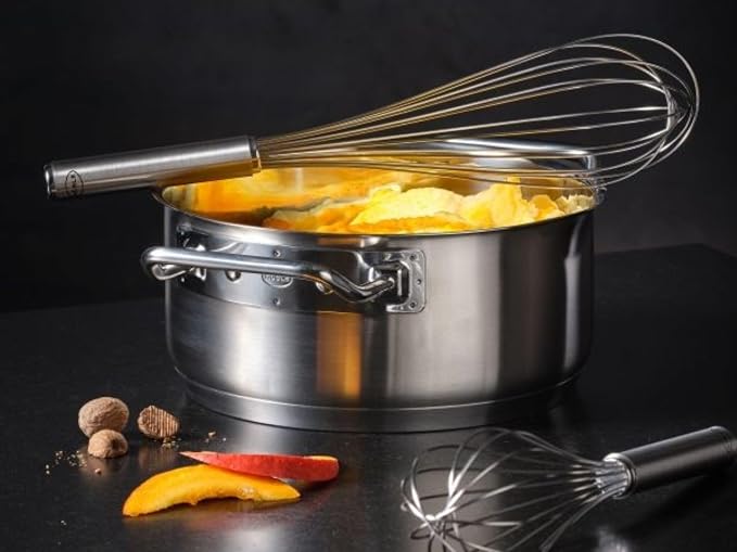 Rösle EXPERTISO Cookware Collection 7.9 in. Stainless Steel Low Casserole Pot with Glass Lid - Image 3
