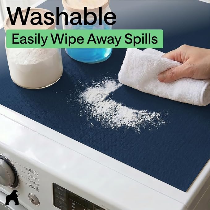 GORILLA GRIP Shelf Liner, Kitchen Drawer Protector, 24x240 Navy Blue - Image 9