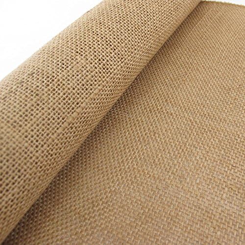 BambooMN 15" x 88" Vintage Hemp Burlap Table Runner for Rustic Wedding Bridal Shower Bachelorette Graduation Party Table Decor Decorations - 10 Pcs - Image 4