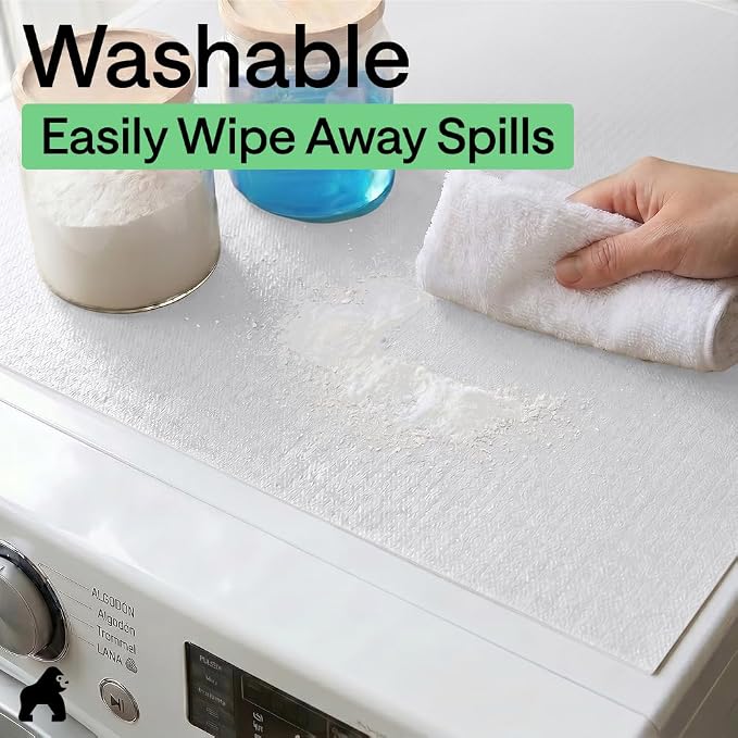GORILLA GRIP Shelf Liner, Kitchen Drawer Protector, 24x240 White - Image 9