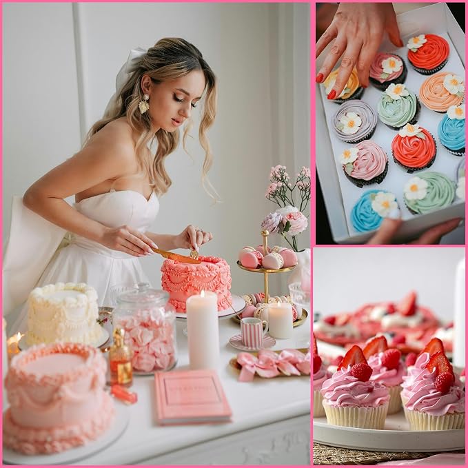 540PCS Cake Decorating Kit - Baking Supplies with 4 Springform Pans, Rotating Turntable, Decorating Tools, Cake Baking Supplies Set for Beginners - Image 9
