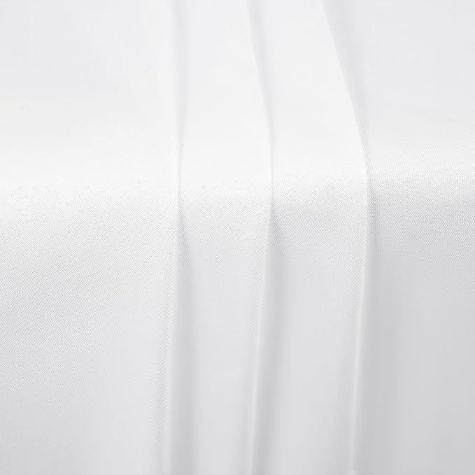 10 Pack White Round Tablecloths,120 Inch Polyester Table Cloth - Image 8