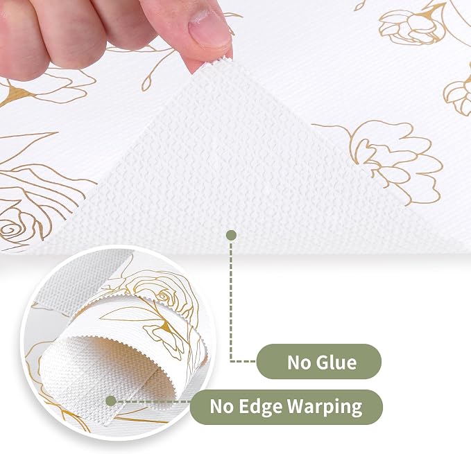 Shelf Liners for Kitchen Cabinets 17.5in x 30FT Non Adhesive Drawer Liner - Image 9