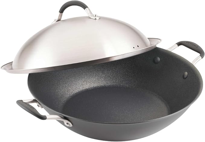 Circulon A1 Series Nonstick Induction Wok with Lid, 14-Inch, Graphite - Image 9