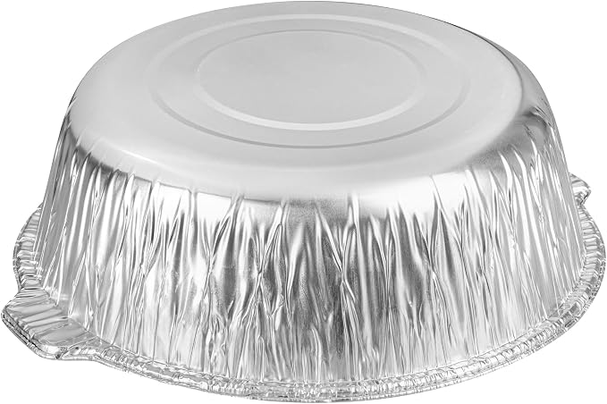 Foil Lux 8.5 Quart Pans And Lids, 50 Disposable Pots With Lids - Oven-Ready, Stove Compatible, Aluminum Foil Baking Pans, Freezable, For Outdoor Camping, Vacation, Picnic, And More - Restaurantware - Image 17