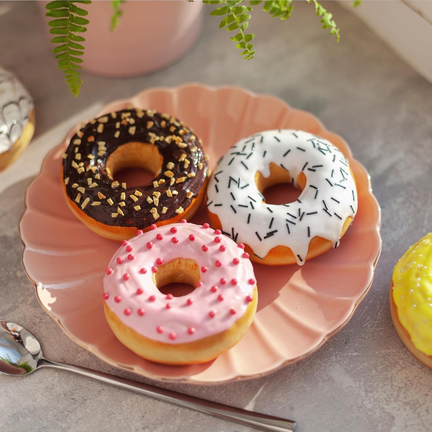 uxcell 2pcs Silicone Muffins Pan, 6 Cup Silicone Cupcake Pan Nonstick Baking Tray for Muffins, Cupcakes, Dishwasher Safe, Pink