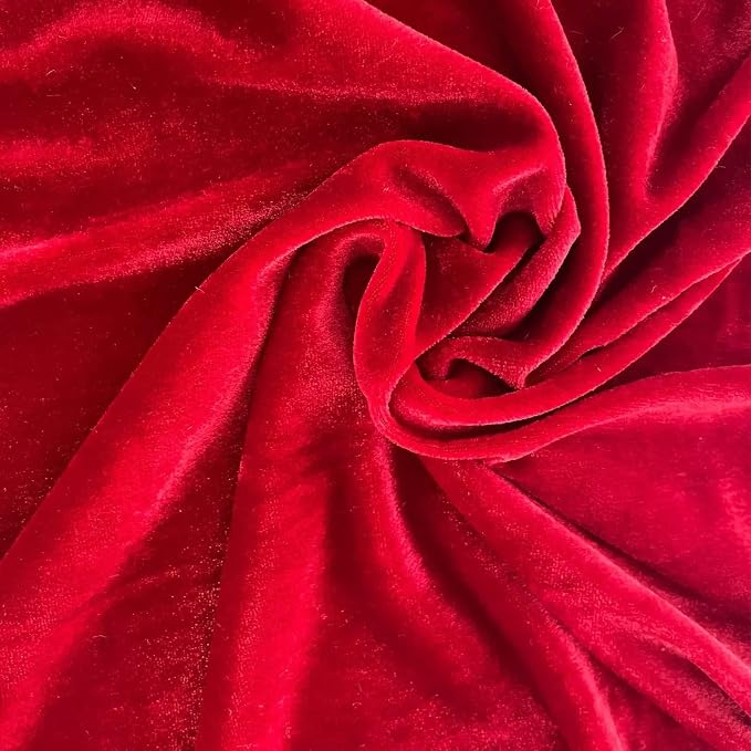 Luxurious Velvet Table Runner, 10ft Wedding Reception Decorations, 20x120inch Soft Velvet Fabric, Table Linen Overlay, Wedding Table Runners (Red, 20X120inch, 5pack) - Image 7