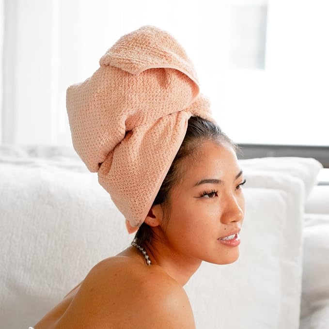 VOLO Hero Hair Towel | Ultra Soft, Super Absorbent, Quick Drying Nanoweave Fabric | Reduce Dry Time by 50% | Towel Wrap for All Hair Types | Reusable Packaging (Salt White - Reusable Tote) - Image 7